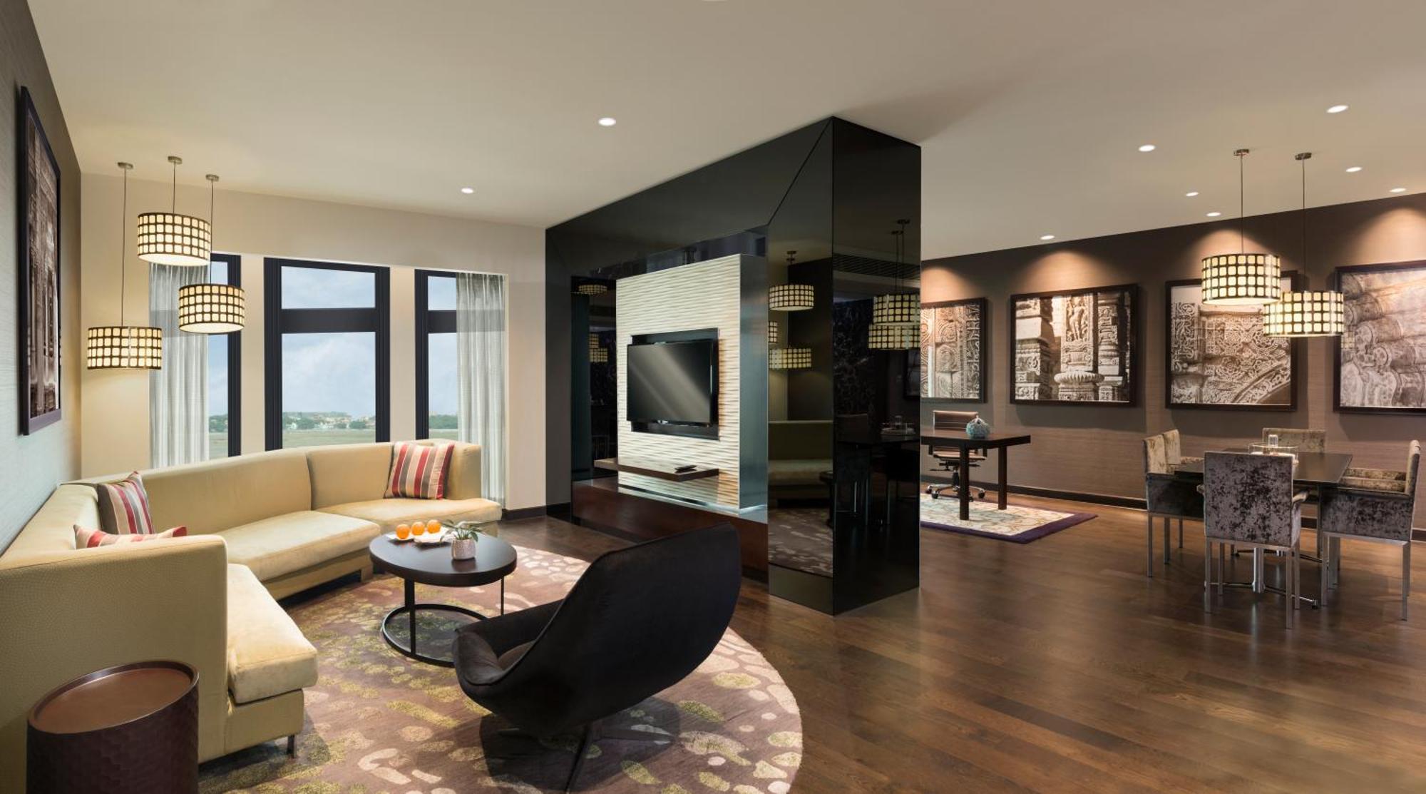 Pullman New Delhi Aerocity Eksteriør billede A typical apartment interior
